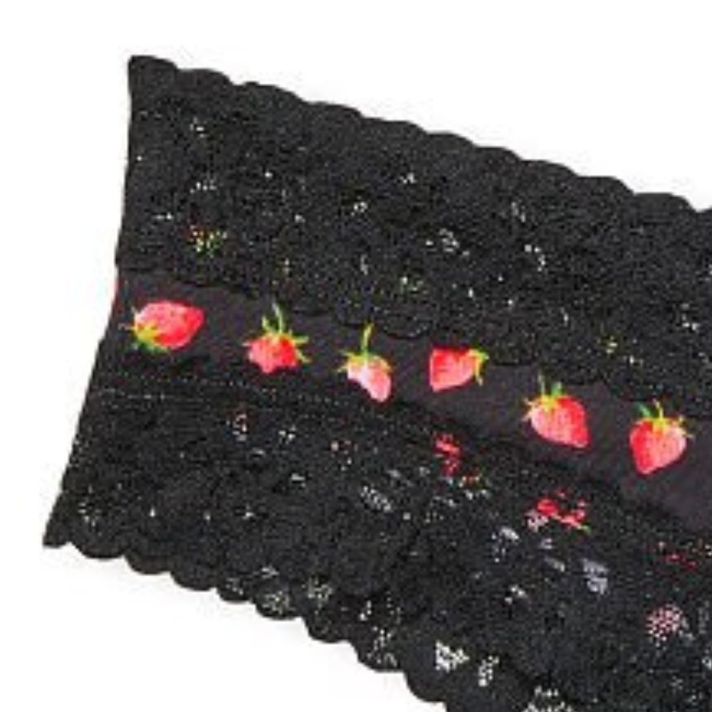 VS Strawberries Lace Waist Cotton Cheeky Panty NWT - Picture 4 of 14